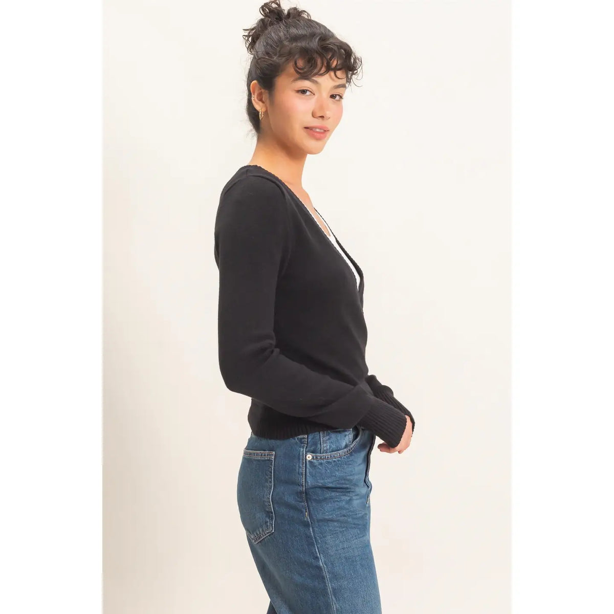 WRAP KNIT CARDIGAN