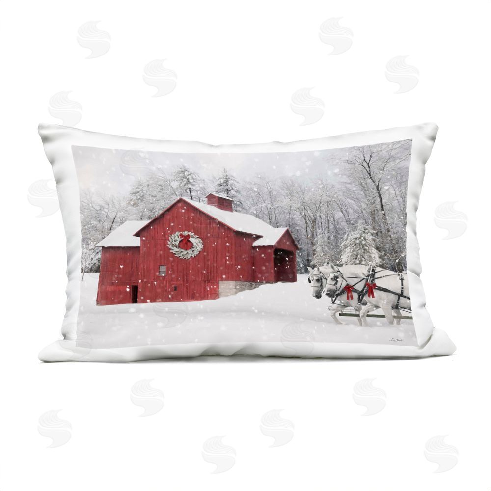 Lori Deiter | Snow Covered Red Barn