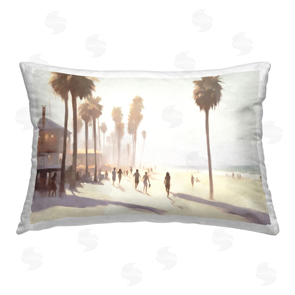Noah Bay | Pink Canopy Beach Scene