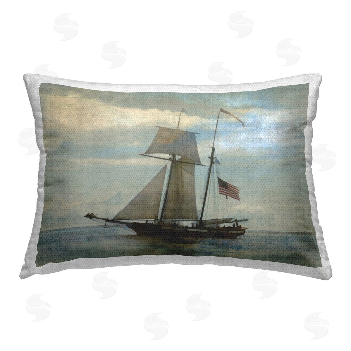 Graffi*tee Studios | Classic Ship with Flag