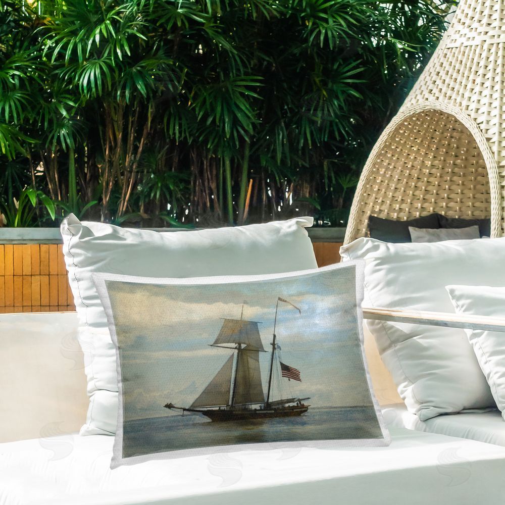 Graffi*tee Studios | Classic Ship with Flag