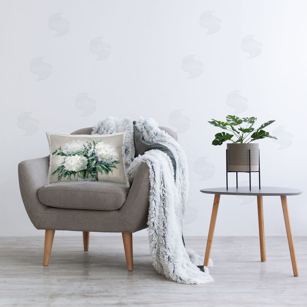 Alex Black | Full Hydrangeas in White