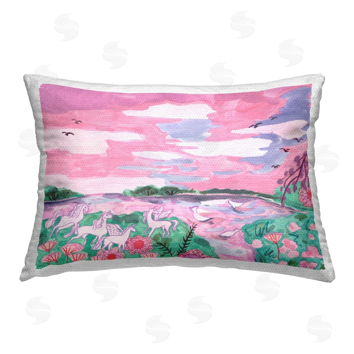 Melissa Wang | Pastel Unicorns Landscape