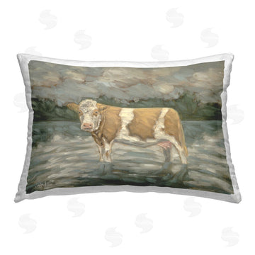 Sara G. Designs | Cattle Wading in Shore