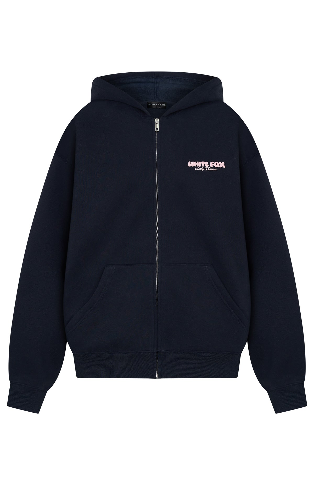 Lucky Thirteen Charise Zip Front Hoodie Navy