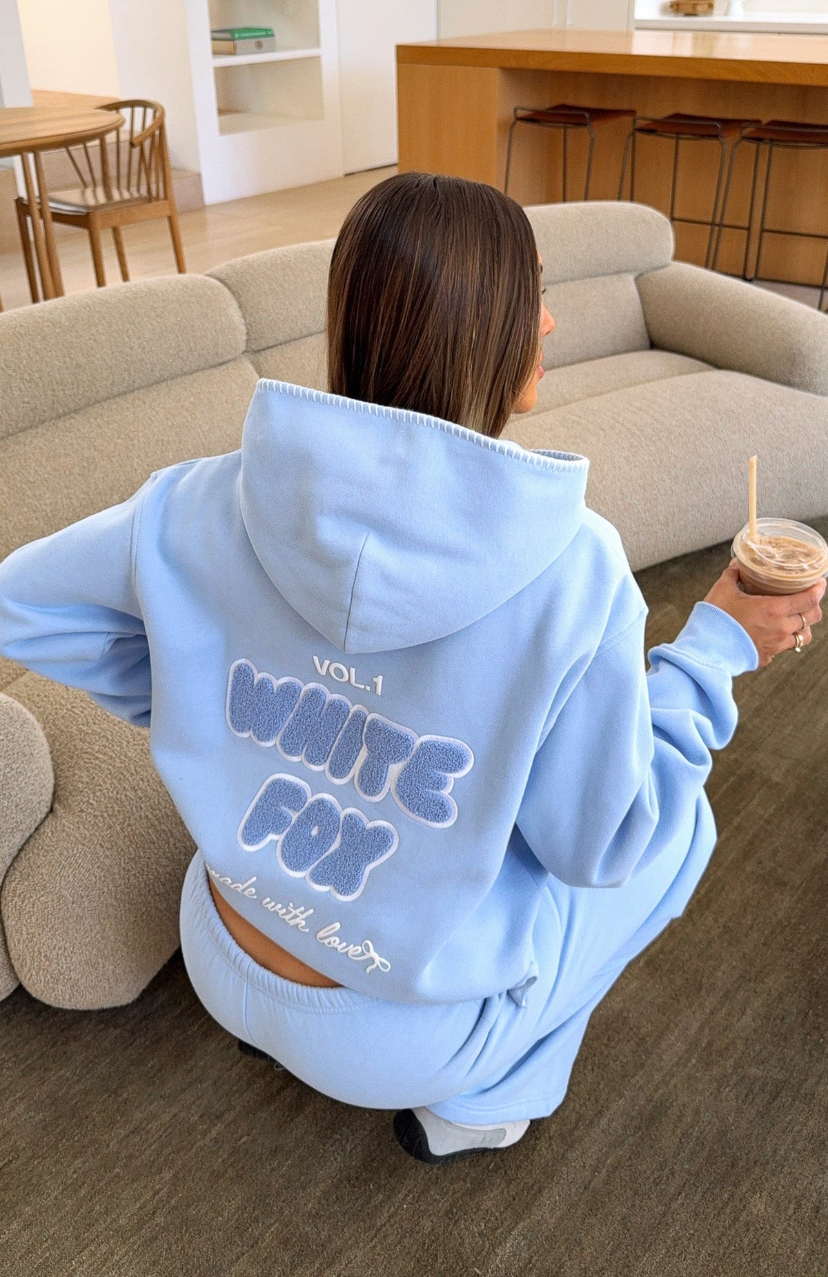 Vol. 1 Oversized Hoodie Blue